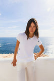 Embroidered Cotton T-Shirt - Third Eye