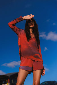 Silk Short - Riviera Sunset