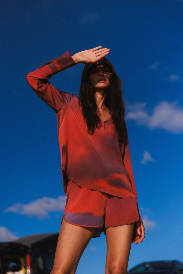 Silk Short - Riviera Sunset
