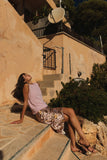 Siena Slip Skirt - Blush Leopard