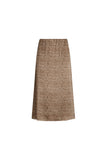 Siena Slip Skirt - Elegant Leopard