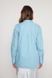 Eli Boyfriend Blouse - Sky Blue
