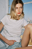 Embroidered Cotton T-Shirt - Cherry