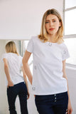 Embroidered Cotton T-Shirt - Horseshoe