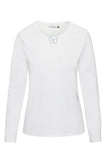 Embroidered Cotton T-Shirt Long Sleeve - Butterfly