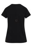 Embroidered Cotton T-Shirt - Black Horseshoe