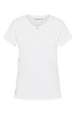 Embroidered Cotton T-Shirt - Cherry