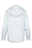 Laura Blouse - Sky Blue Snake