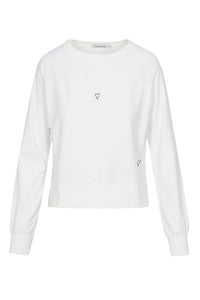 Embroidered Sweatshirt - Heart