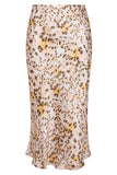 Siena Slip Skirt - Blush Leopard