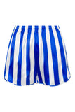 Silk Short - Blue Stripe
