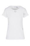 Embroidered Cotton T-Shirt - Horseshoe