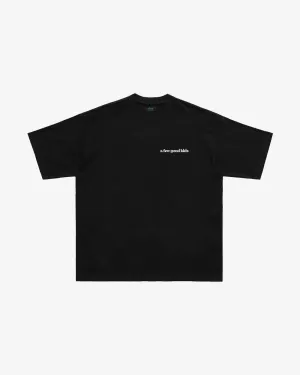 A FEW GOOD KIDS CHERUB CUPID BLACK TEE