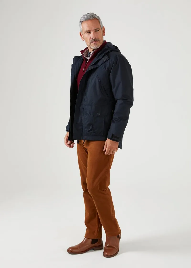 ALAN PAINE Fernley Jacket - Mens Waterproof - Navy