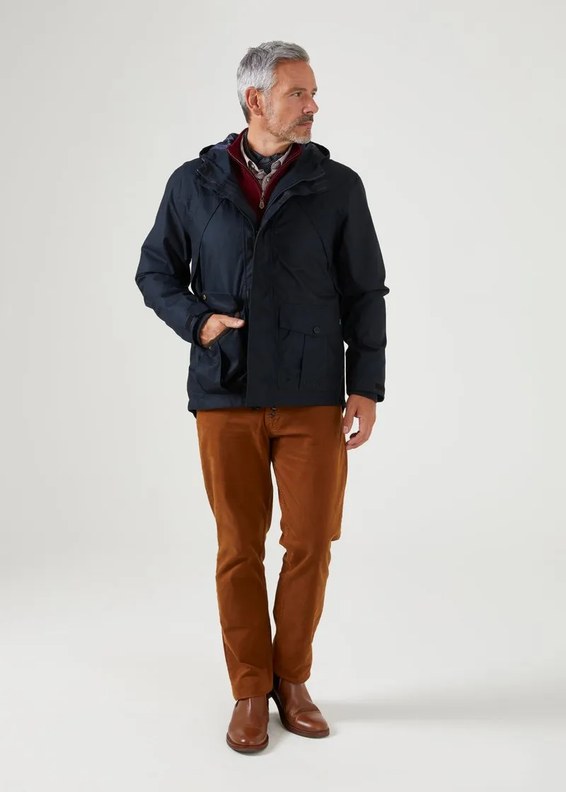 ALAN PAINE Fernley Jacket - Mens Waterproof - Navy