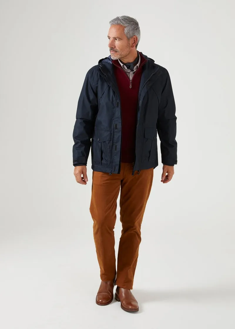 ALAN PAINE Fernley Jacket - Mens Waterproof - Navy