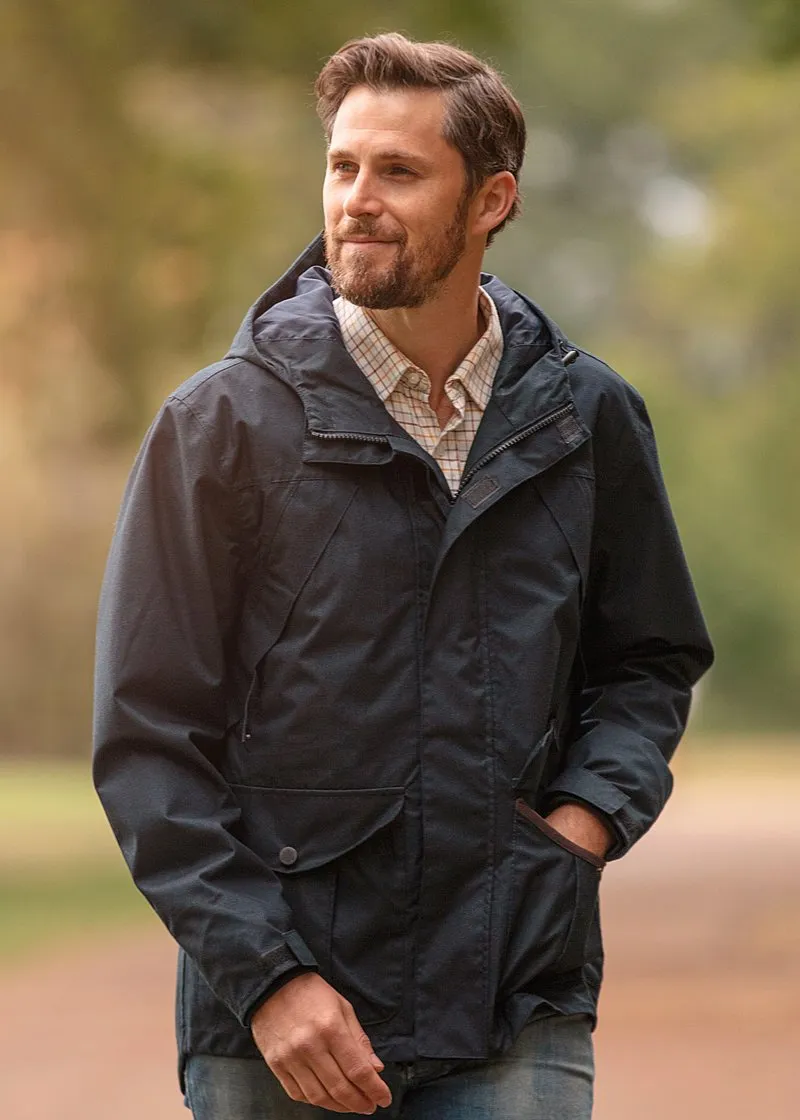 ALAN PAINE Fernley Jacket - Mens Waterproof - Navy