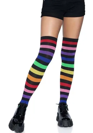 Aurora Rainbow | THIGH HIGH SOCKS