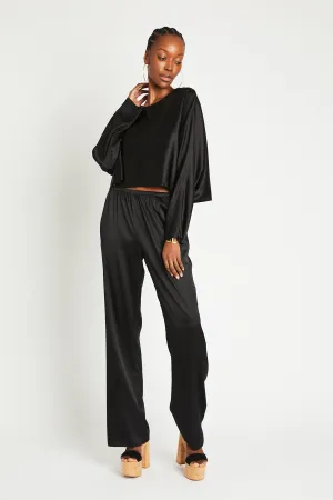   Beryll Liz Silk Pants | Black