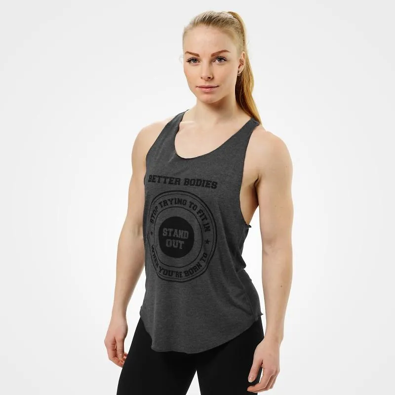 Better Bodies Bowery Tank - Antracite Melange