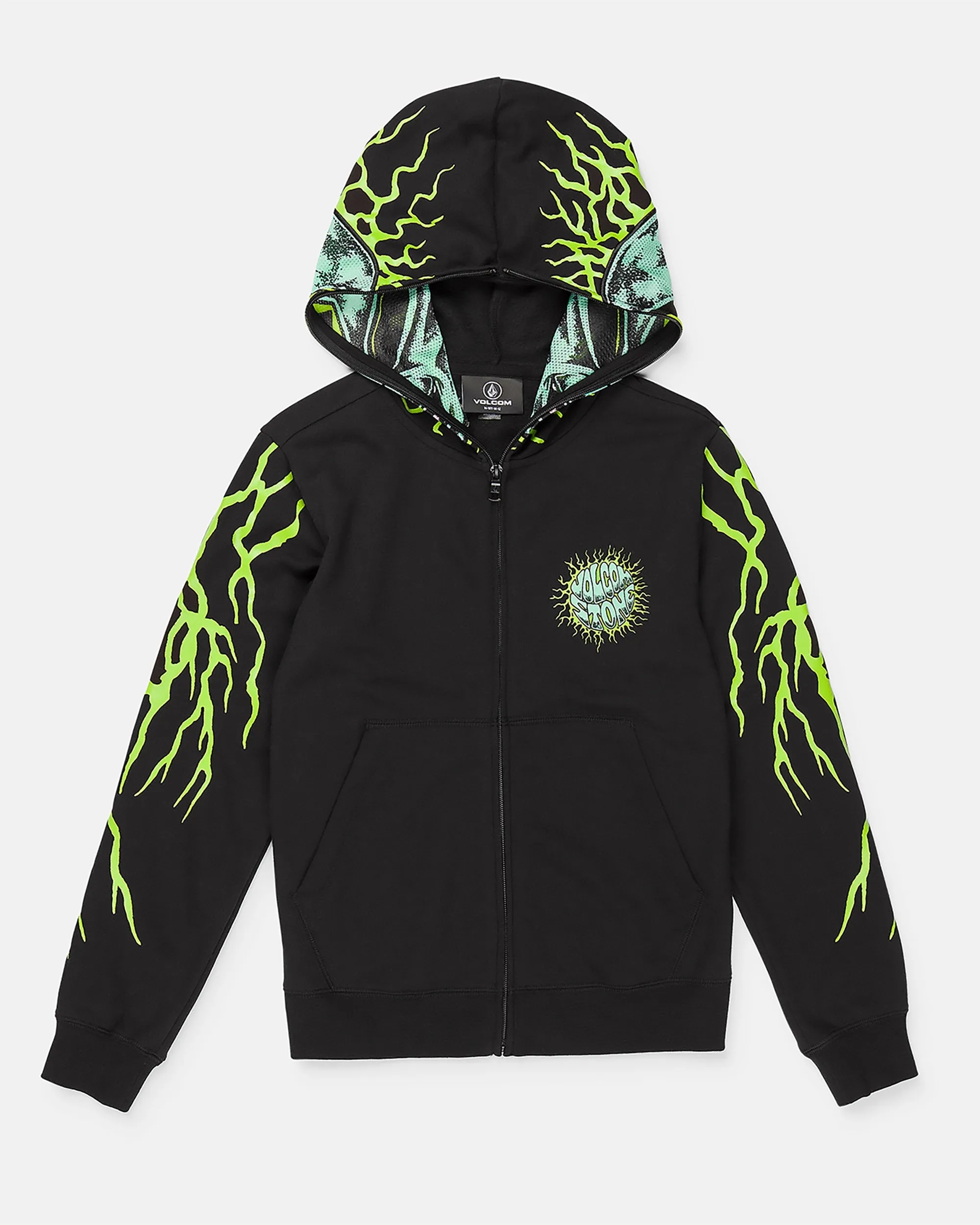 Big Boys Alien Full Zip Fleece - Black