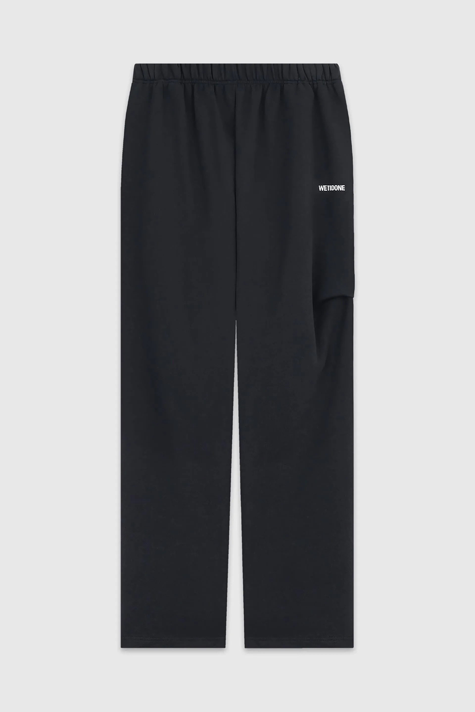 Black Logo Wide Jogger Pants