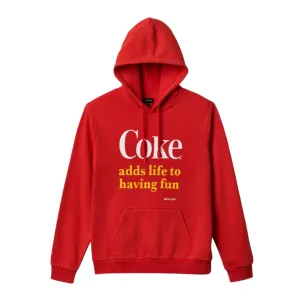 Brixton Coca-Cola Having Fun Hoodie Coke Red