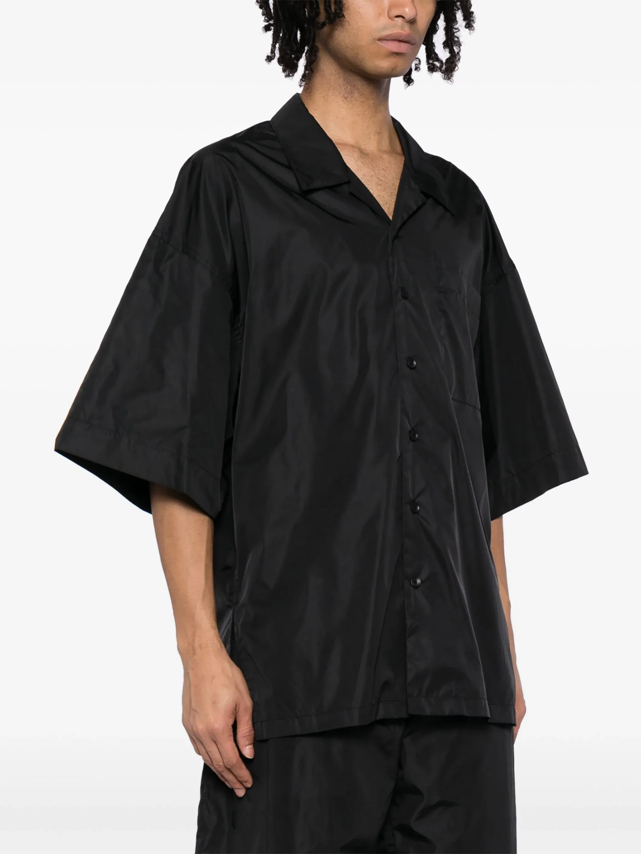 Camp Shirt In Crisp Nylon