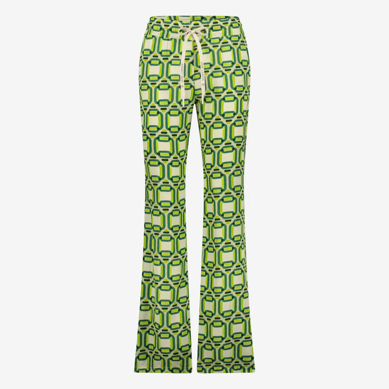 Carola Pants Eco Viscose | Green Lime