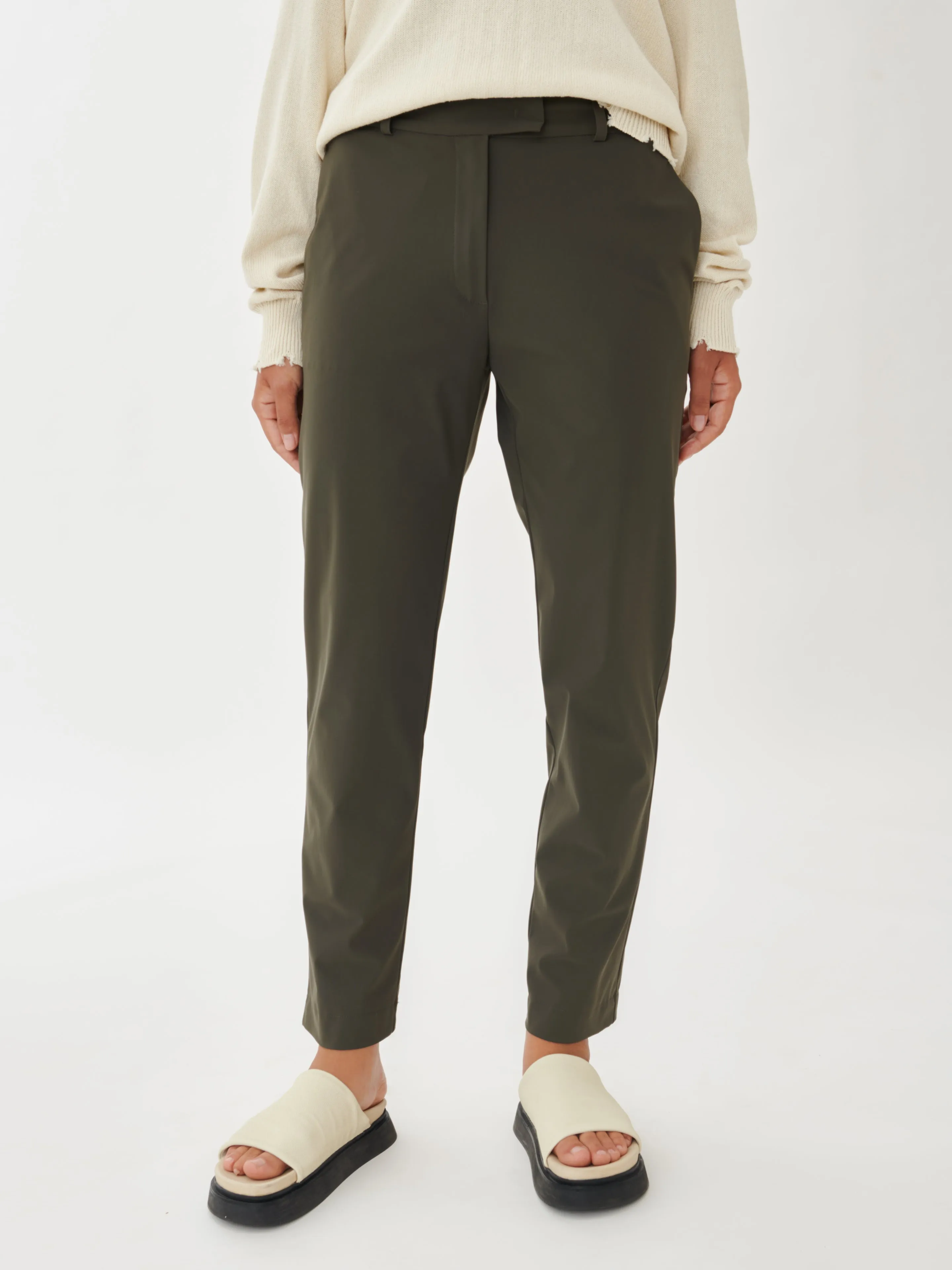 Clara Pants Technical Jersey | Army