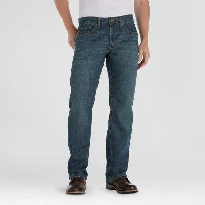 DENIZEN from Levi's Men's 285 Relaxed Fit Straight Leg Full Jeans Flex Denim