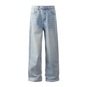 Faire Echo Hip-Hop Wide-Leg Denim Pants