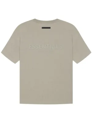 Fear Of God Essentials Back Logo Boxy Tee Moss [SS21]