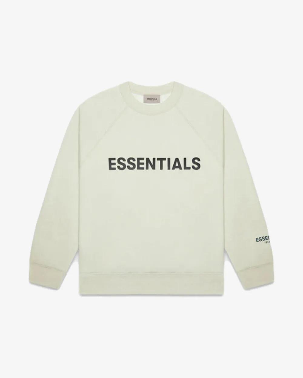 FOG ESSENTIALS SS20 SILICON APPLIQUE LOGO SAGE CREWNECK