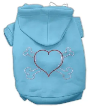 Heart and Crossbones Hoodies Baby Blue XXL (18)