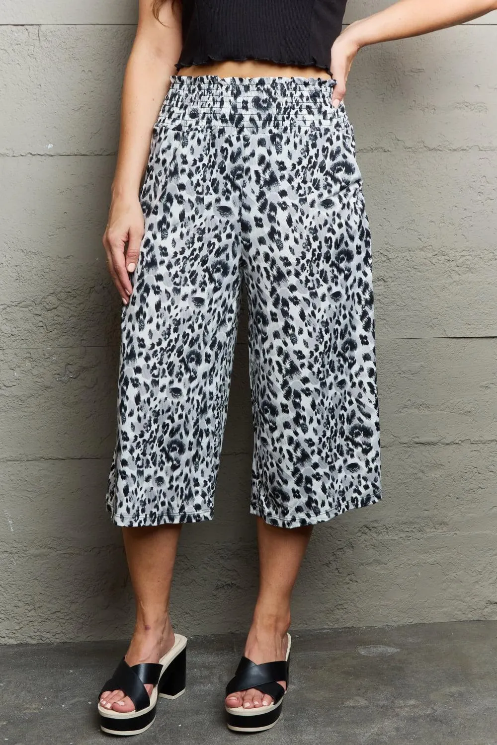 High Waist Flowy Wide Leg Pants