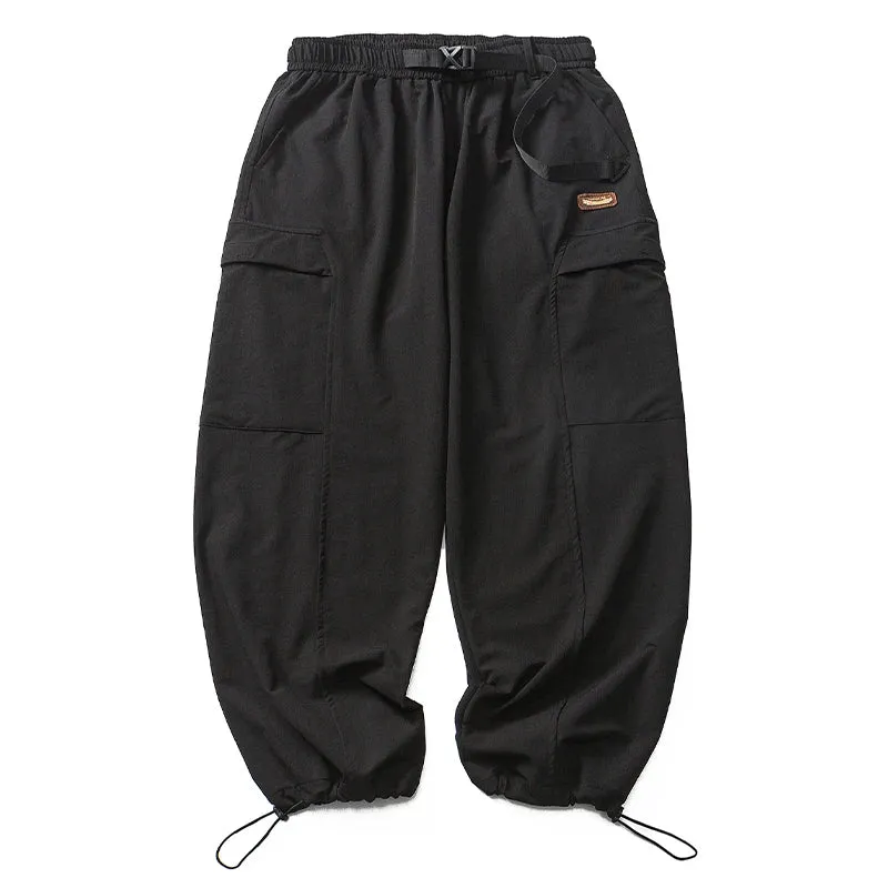 Japanese Streetwear Trend Cargo Pants For Men Vintage Casual Sports Pants