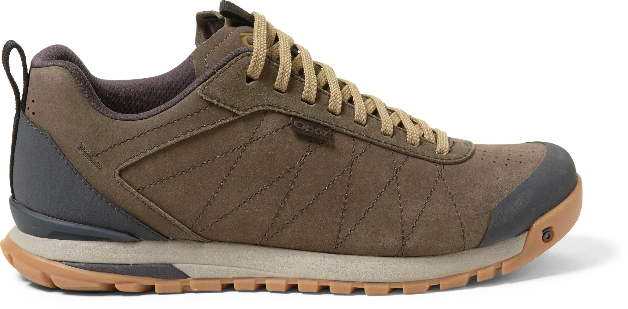 Leather sneakers Bozeman - men's Oboz, brown