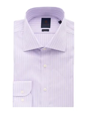 Lilac Herringbone Stripe Easy-iron Shirt