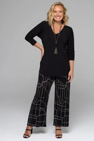 Maps Wide Leg Jersey Palazzo Pants