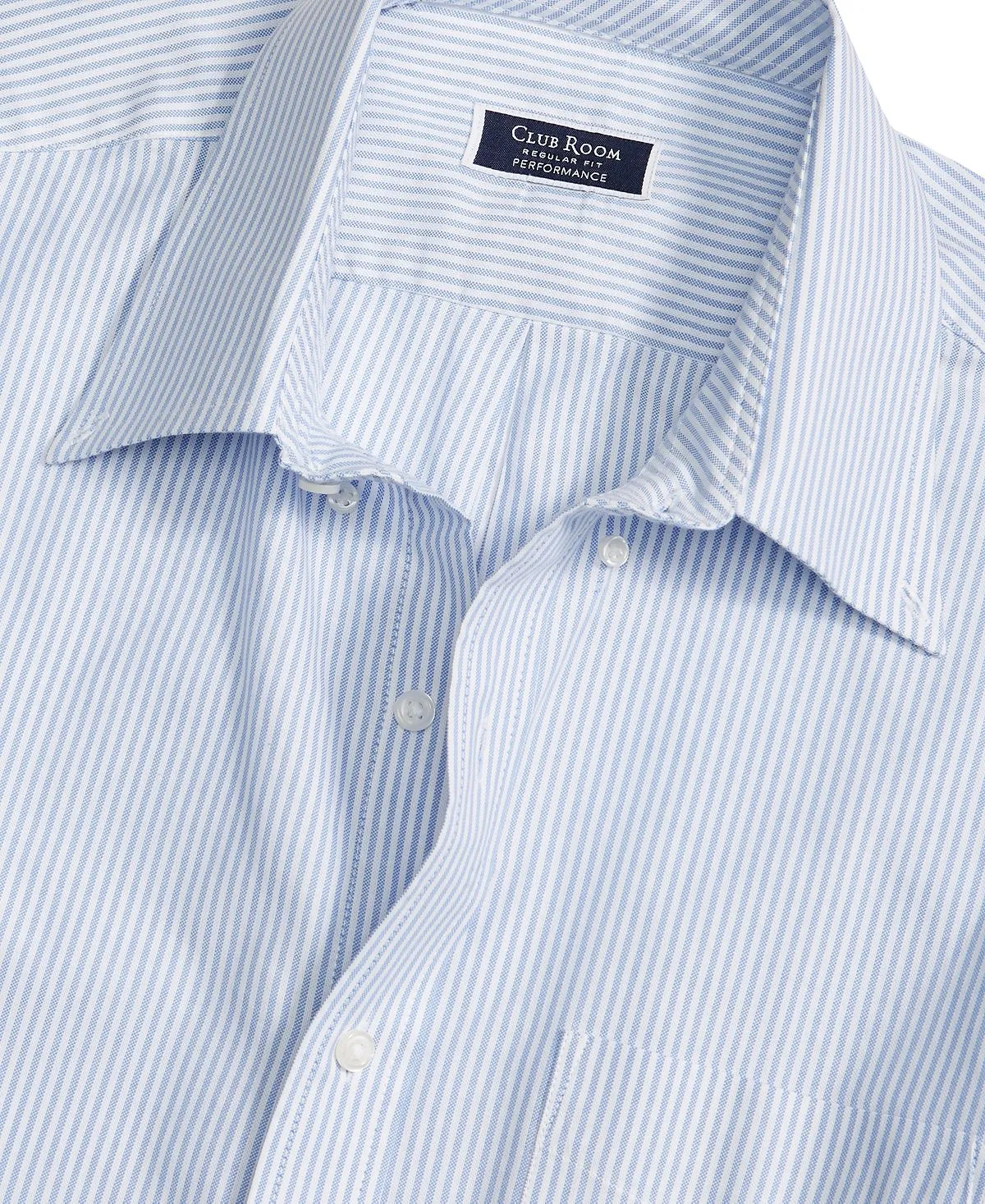 Men's Cotton Striped Regular Fit Shirt, Made for Macy's Club Room multi