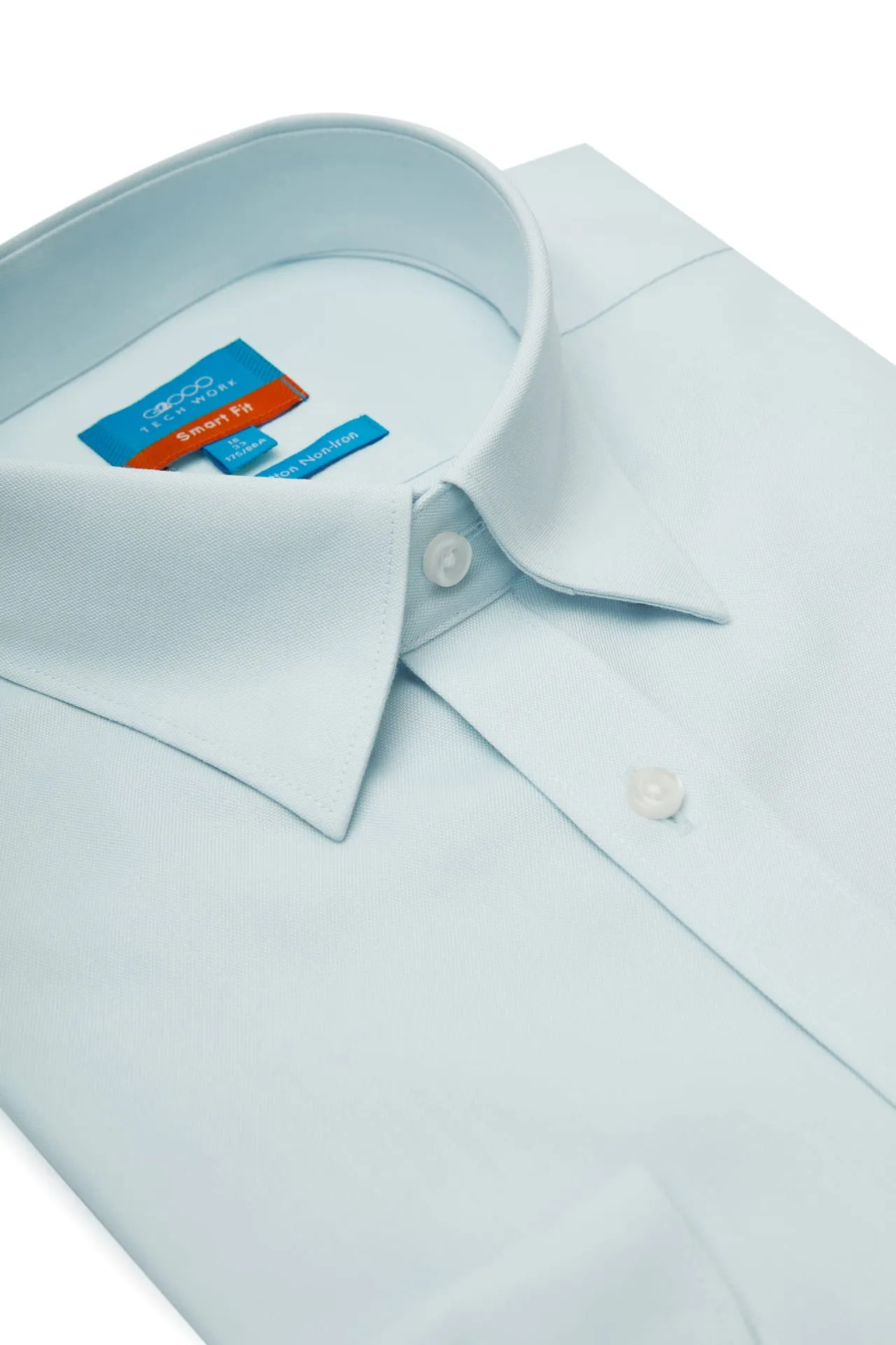 Non-Iron Cotton Spandex Oxford Dress Shirt