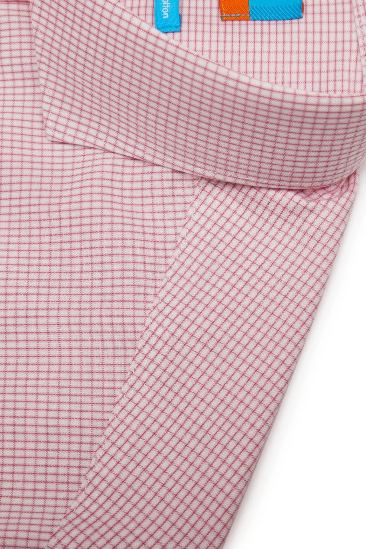 Non-Iron Cotton Stretch Smart Fit Check Shirt