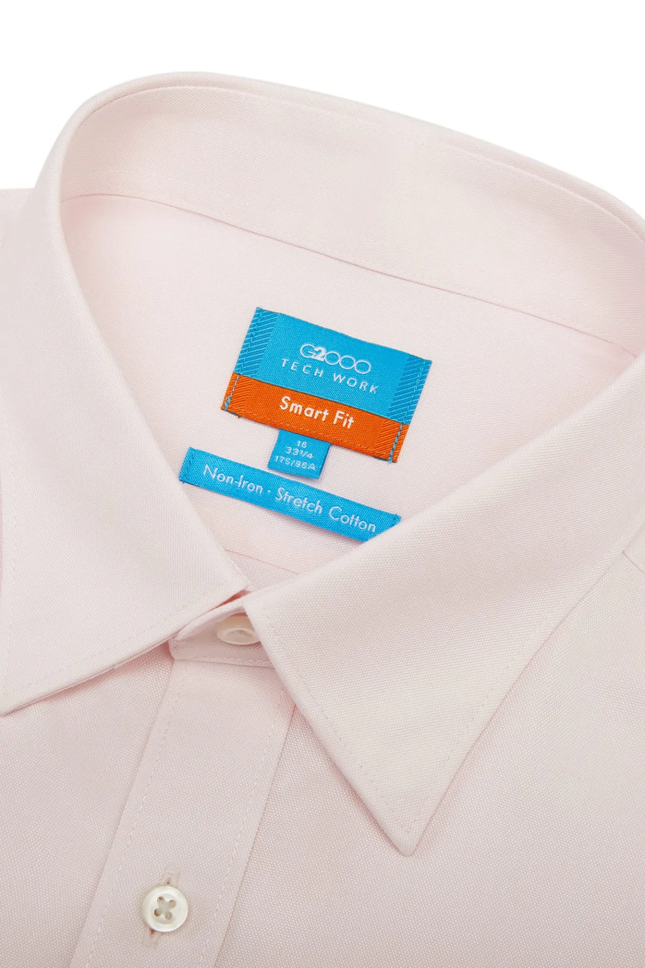 Non-Iron Cotton Stretch Smart Fit Oxford Shirt