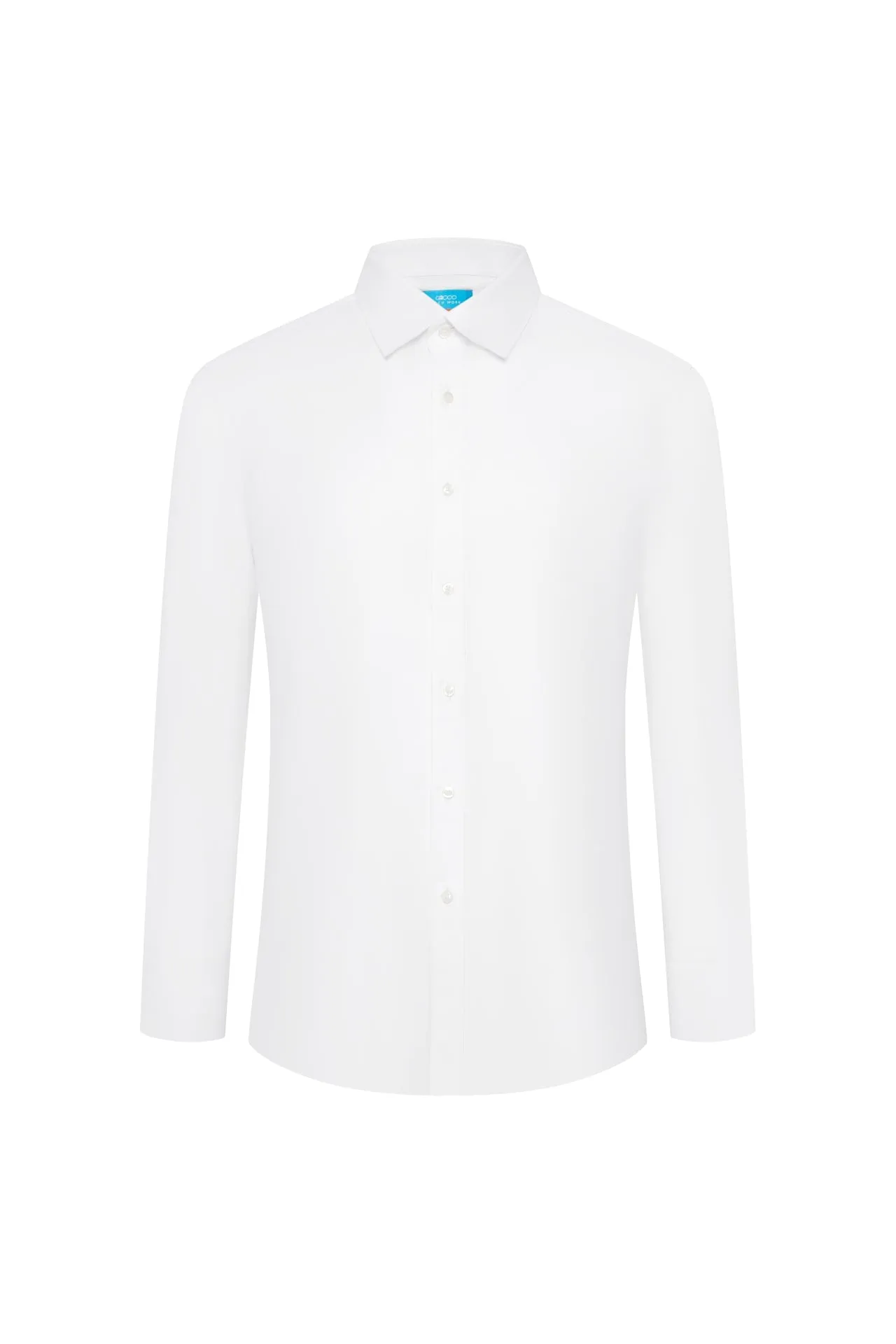 Non-Iron Cotton Stretch Smart Fit Oxford Shirt