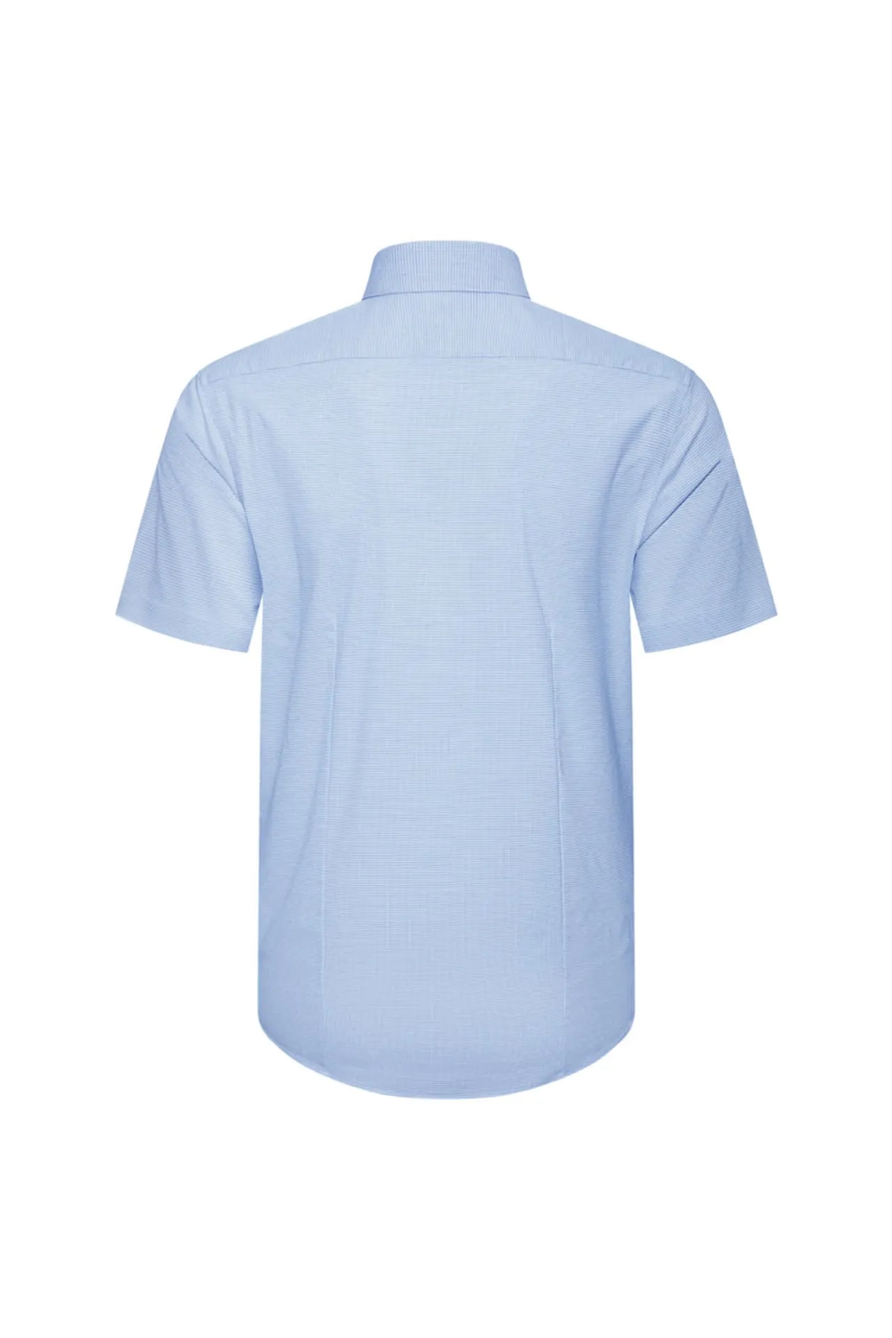 Non-Iron Easy Care Smart Fit  2-Tone Short Sleeve Shirt with Pocket