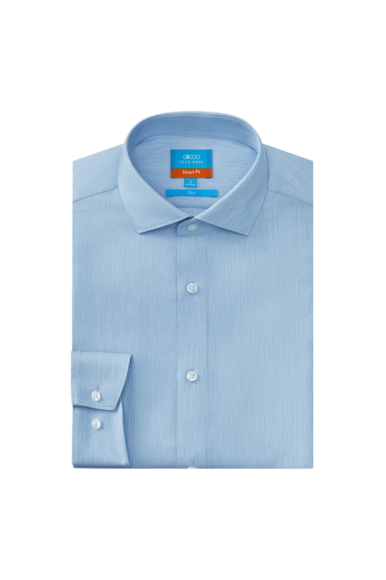 Non-Iron Quick Dry Smart Fit Semi Solid Shirt