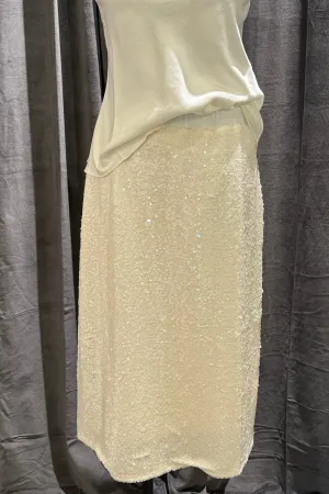 Pearl Shimmer Sequin Skirt