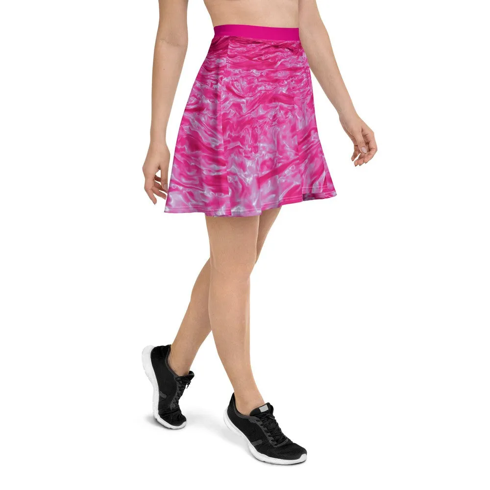 Pink Astrophysics Skater Skirt