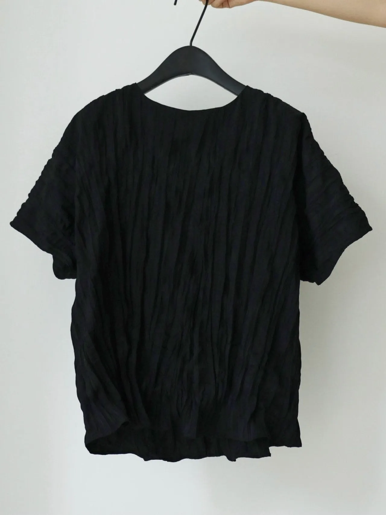 PLEATED WRINKLE BLOUSE